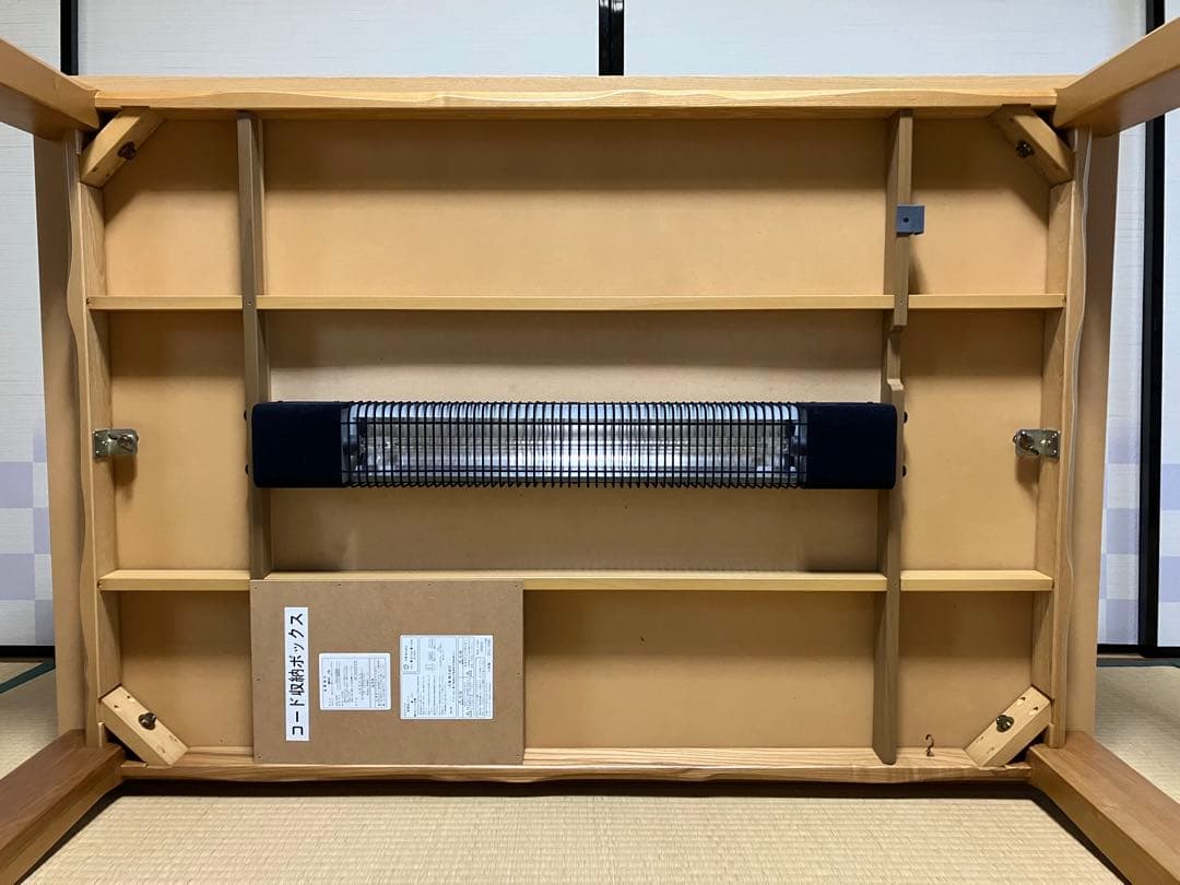 木製 こたつテーブル ナチュラルウッド