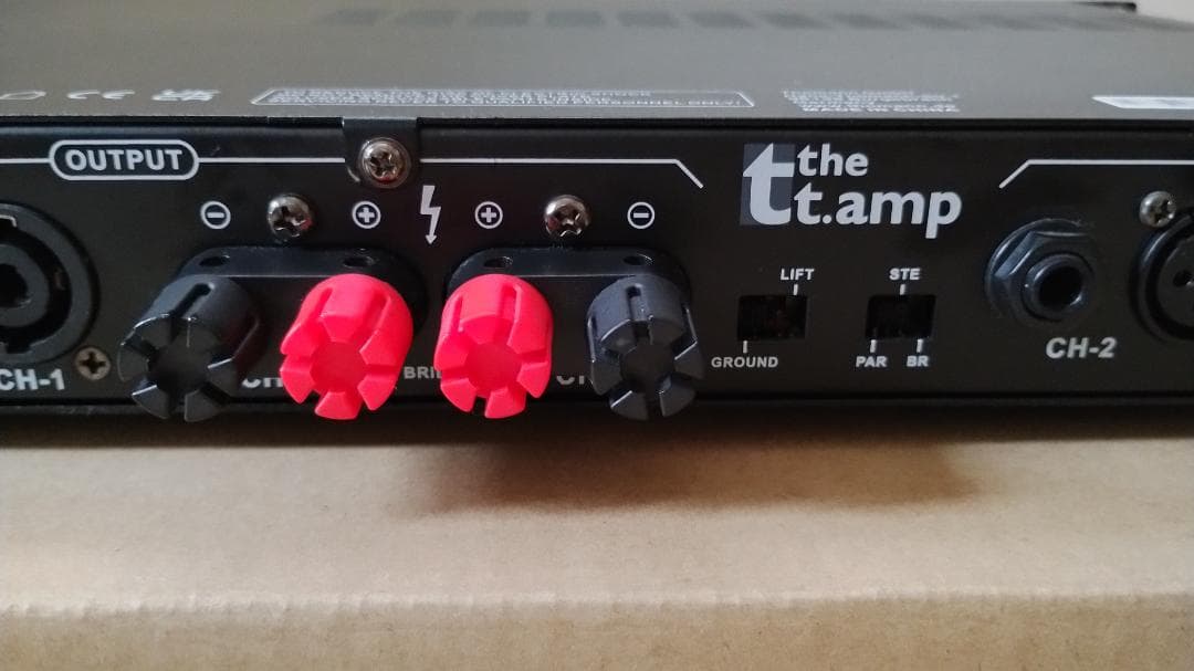 プロフェッショナル ドイツ製パワーアンプ thomann S-75mk2