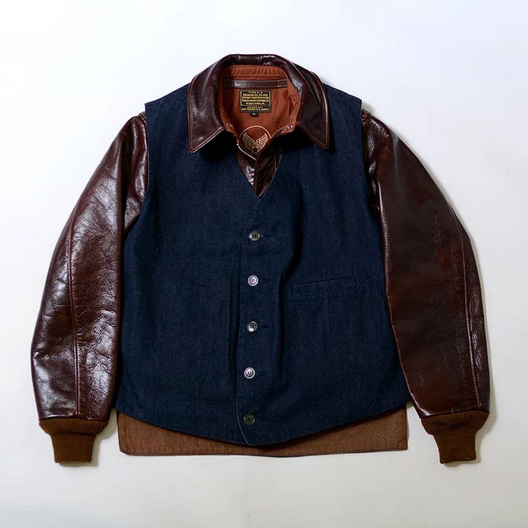 バズリクソンズ×ジャンキースペシャル別注リバーシブルミリタリーベスト　サイズ38