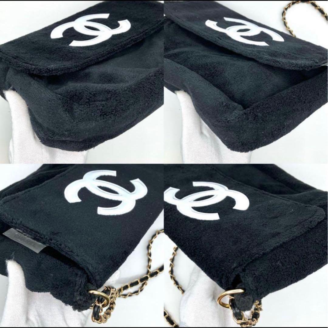 CHANEL ショルダーバッグ　パイル　チェーン　ノベルティ