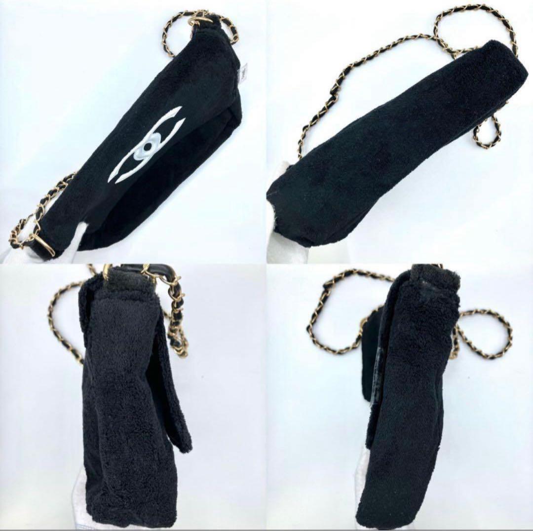 CHANEL ショルダーバッグ　パイル　チェーン　ノベルティ