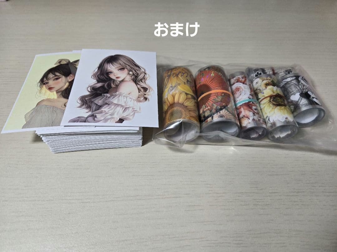 海外マステ　コラージュ素材　PETシール　豆本　人物　まとめ売り