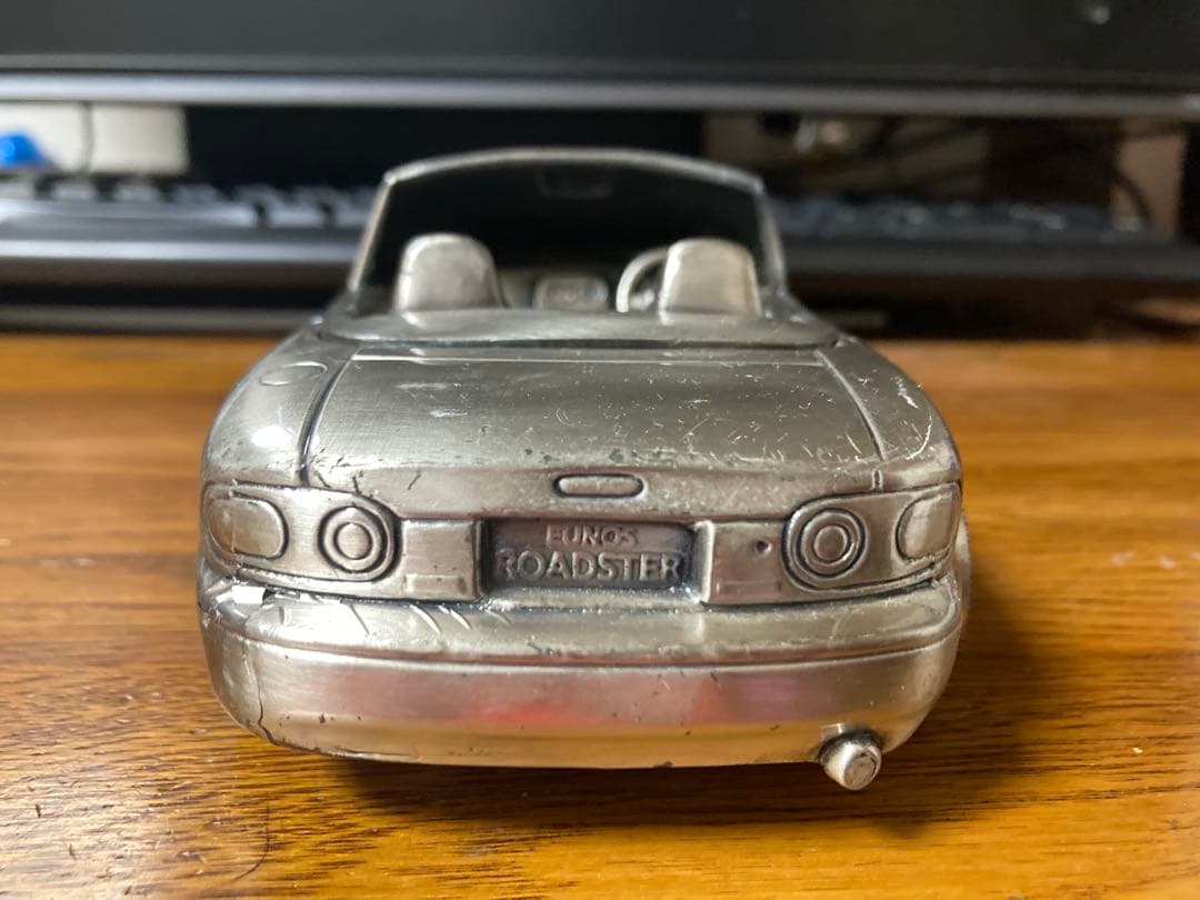 希少 ビンテージ マツダ ユーノス ロードスター ステンレス製 ミニカー 旧車