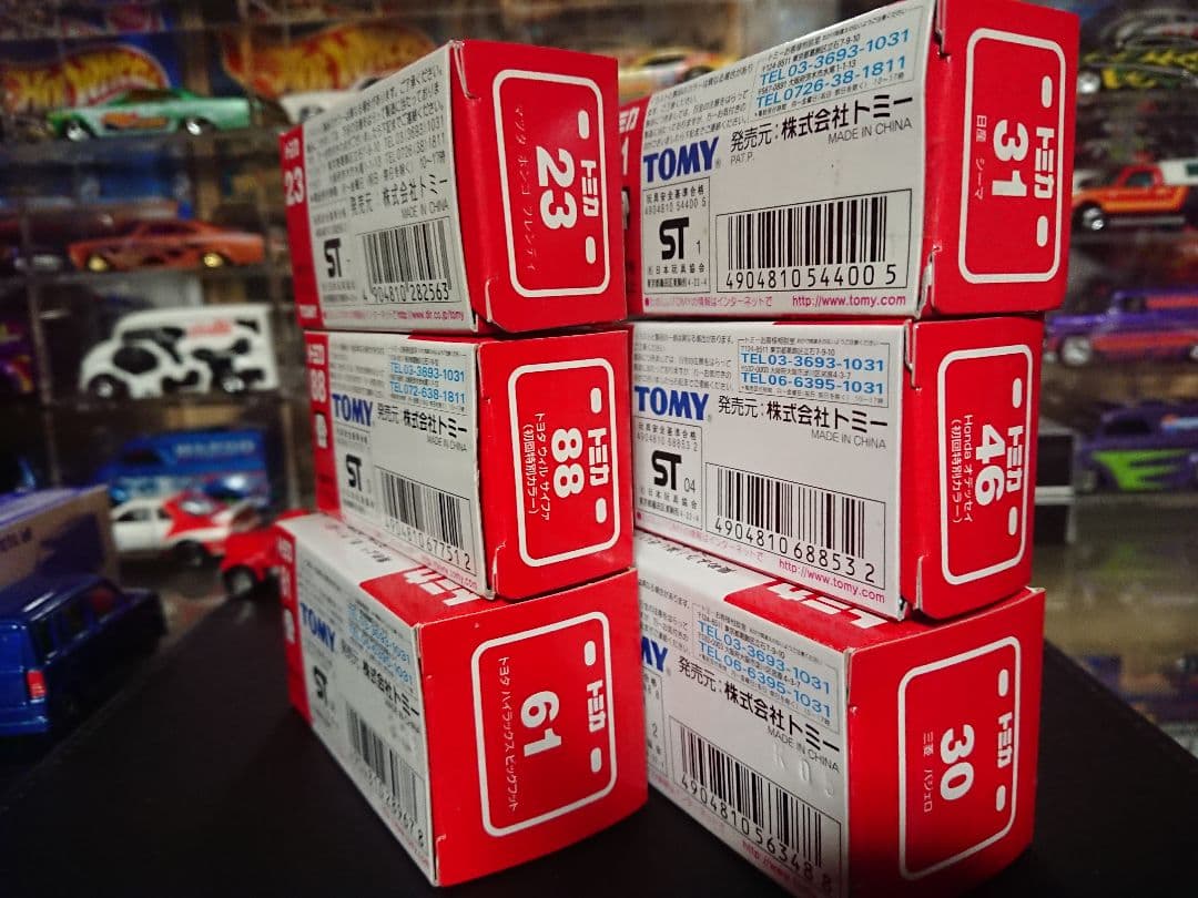 絶版トミカ6台
