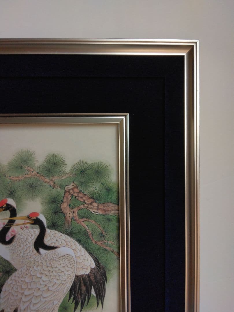 松鶴長春　水墨画