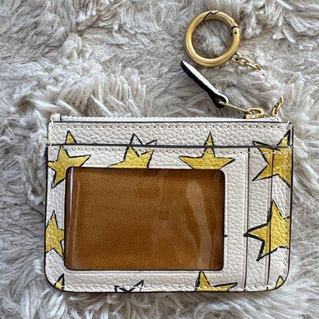 COACH コーチ 星柄 /カードケース レザー製 C金具