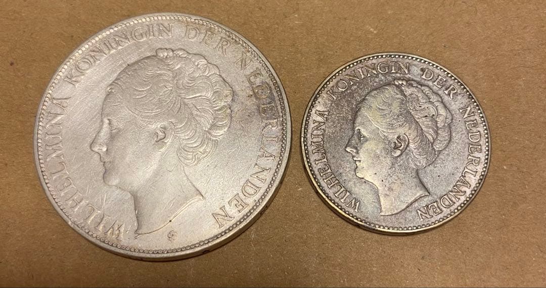 オランダ 1930年 ウィルヘルミナ 2.5ギルダー