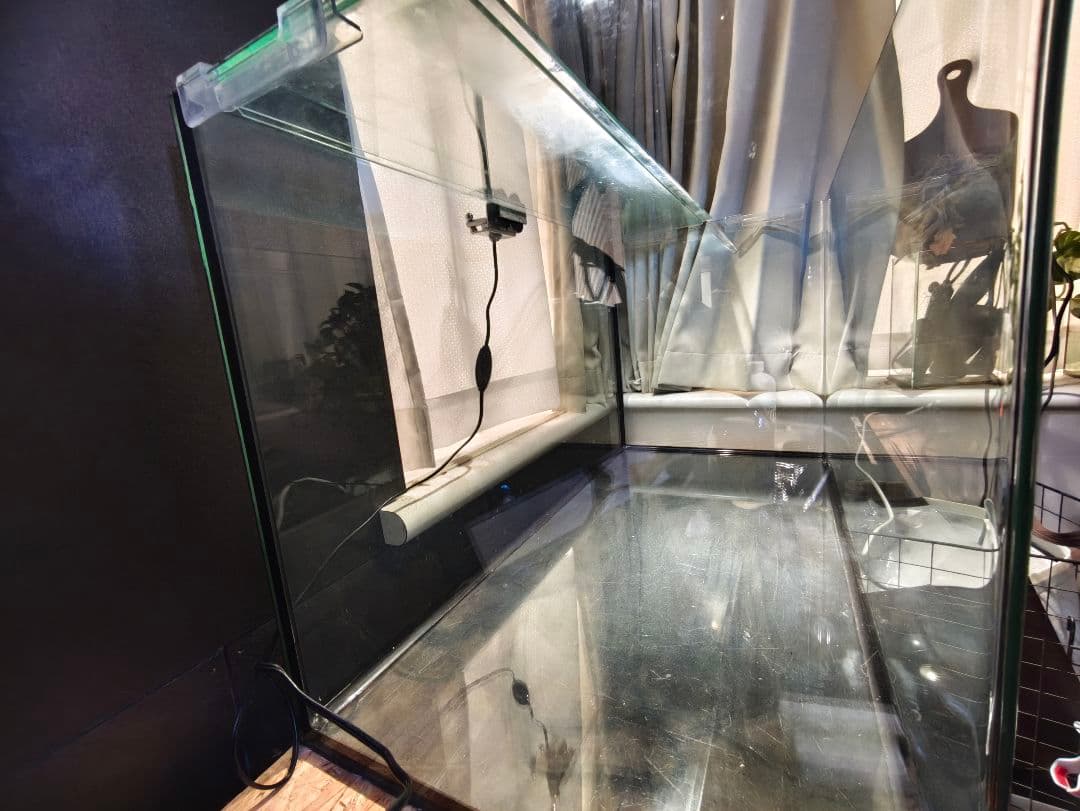 【引取限定】90cmハイタイプ(900×450×500) 曲げオールガラス水槽