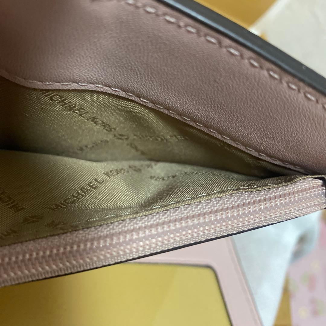 MICHAEL KORS ピンク 二つ折り財布
