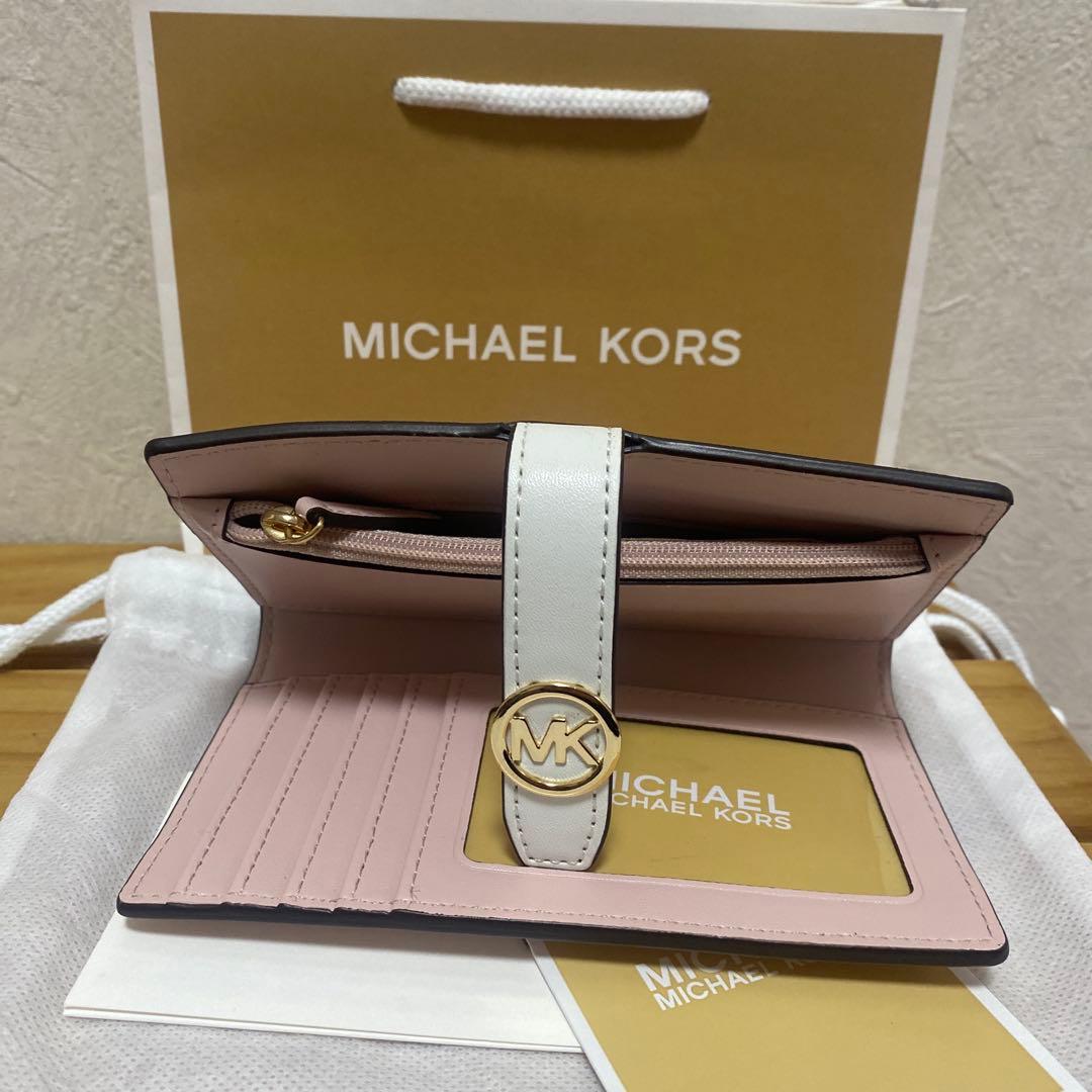 MICHAEL KORS ピンク 二つ折り財布