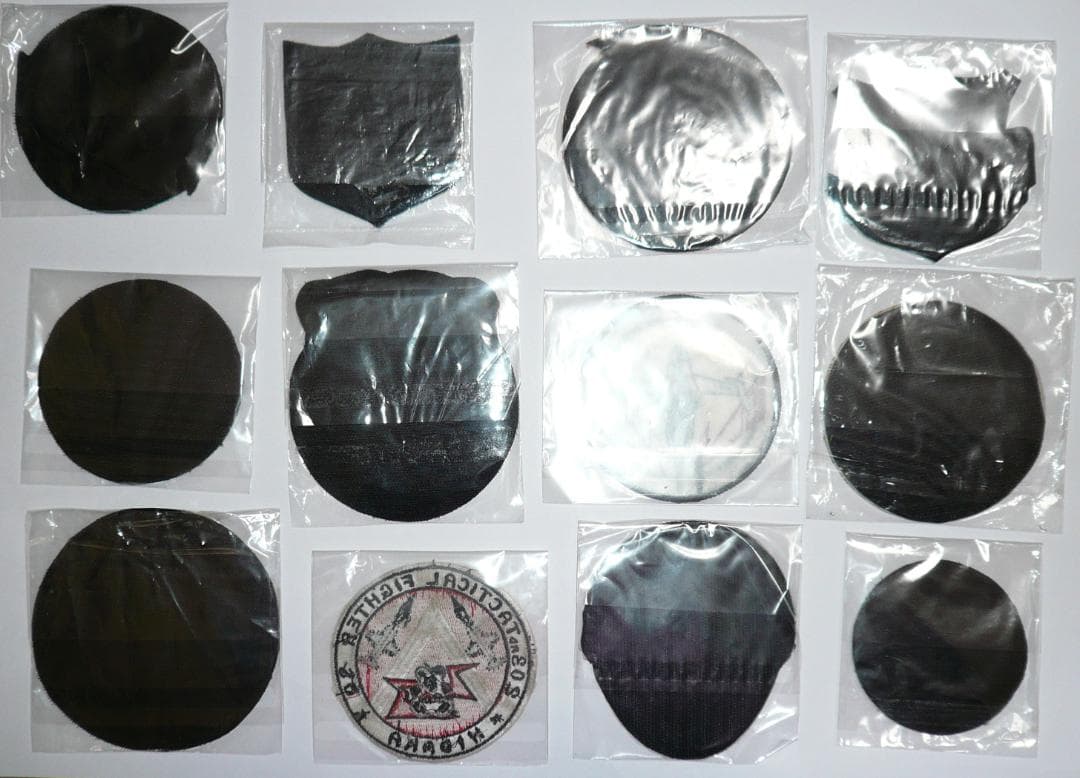 航空自衛隊 古い飛行隊パッチセット （１２枚）