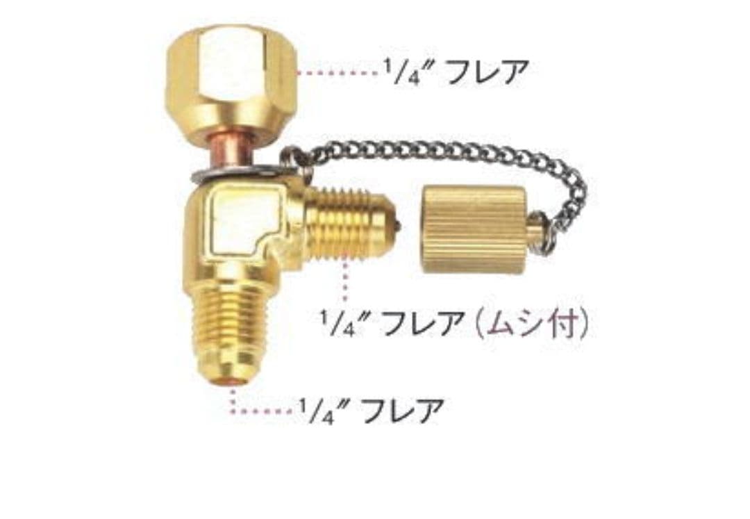 イチネンTASCO TA382KF たてT型ゲージアダプター4個セット