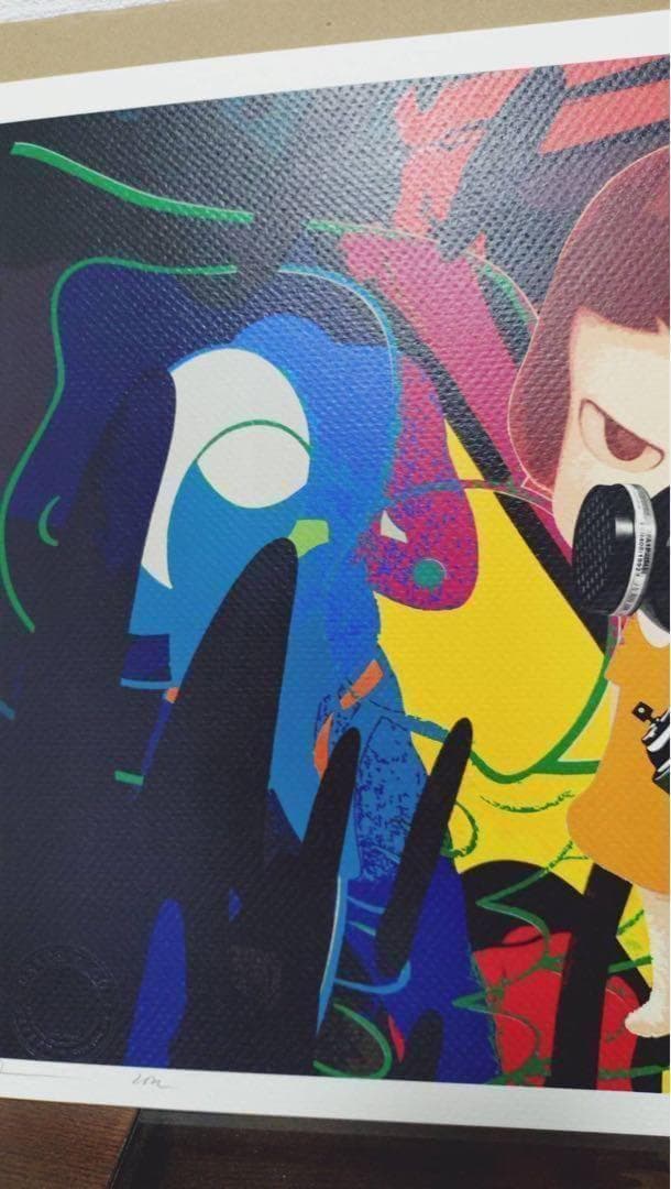 奈良美智 カウズ 現代アート ポスター