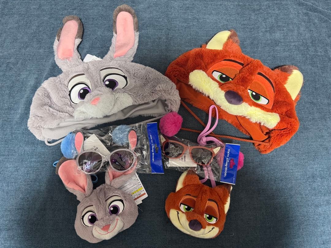 ズートピア　ファンキャップ・サングラス・ケースセット