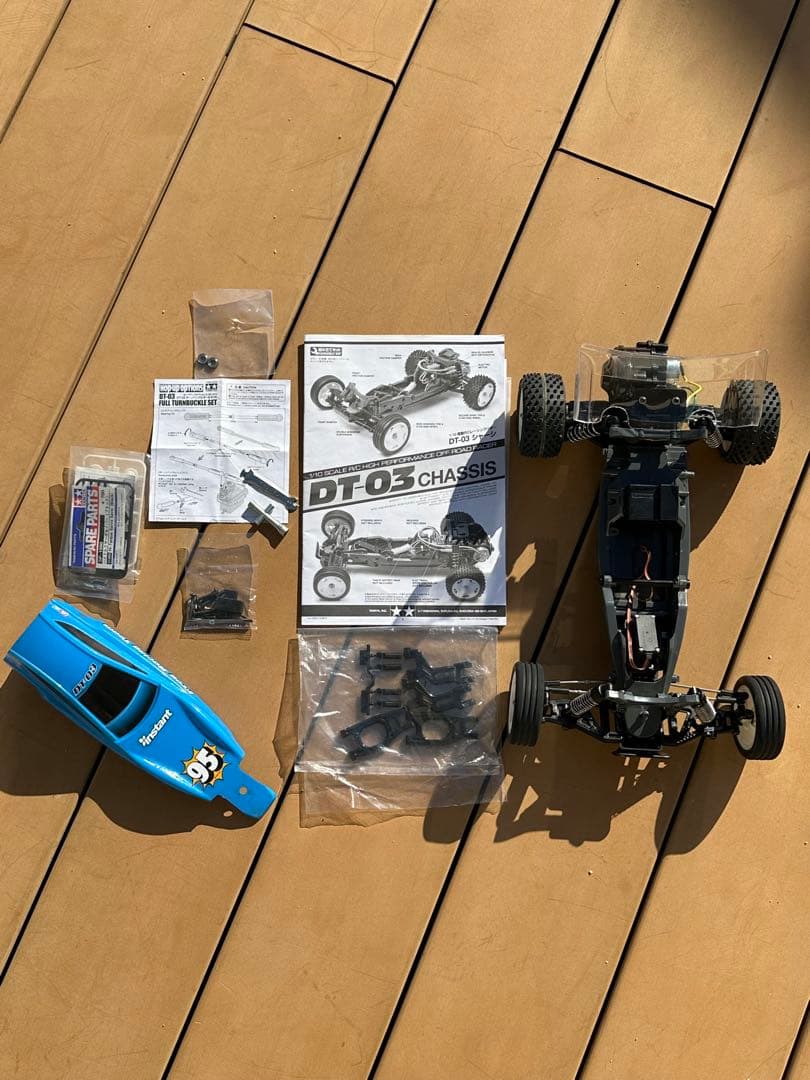 タミヤ　DT-03ラジコン　ネオマイティーフロッグ