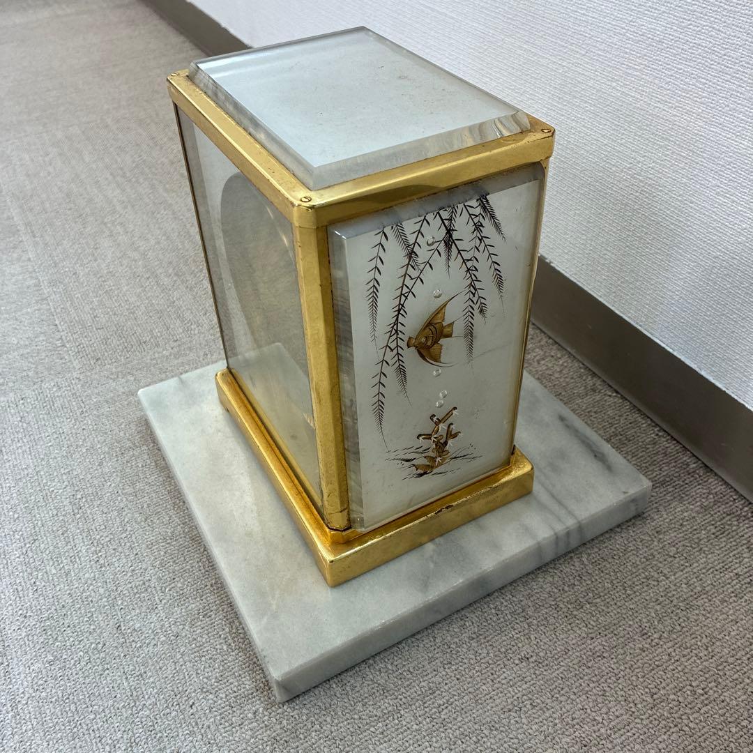 空気置時計　ジャガー・ルクルト　アトモス　台座付き