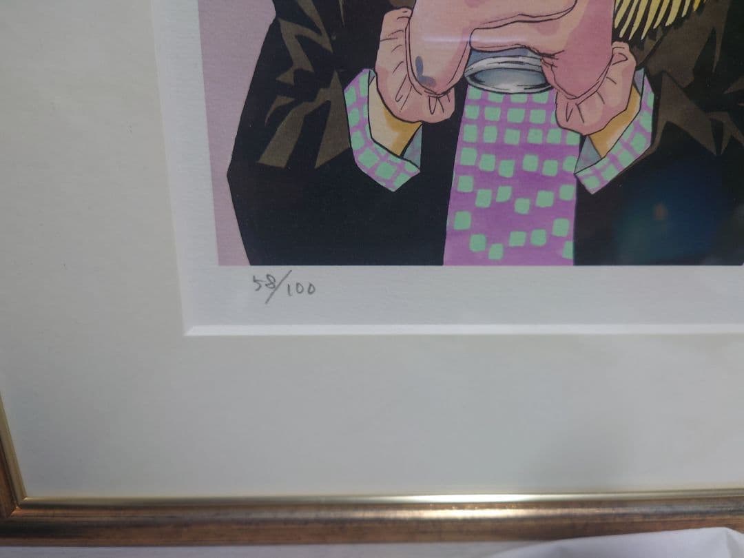 BLEACH 久保帯人先生 直筆サイン入り 額装 複製原画　シリアルナンバー入り