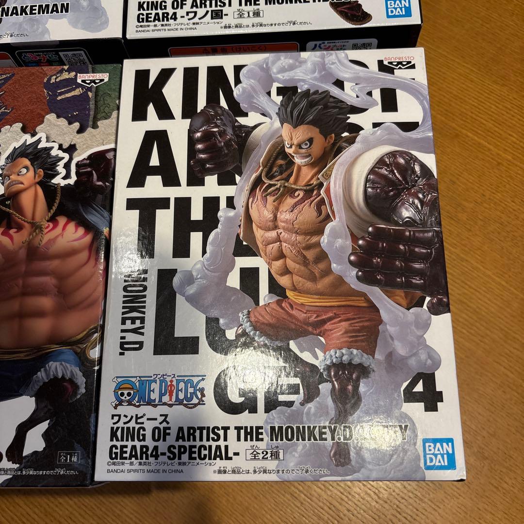 ワンピース 人気のギア4フィギュア 6種 新品未開封セット‼️