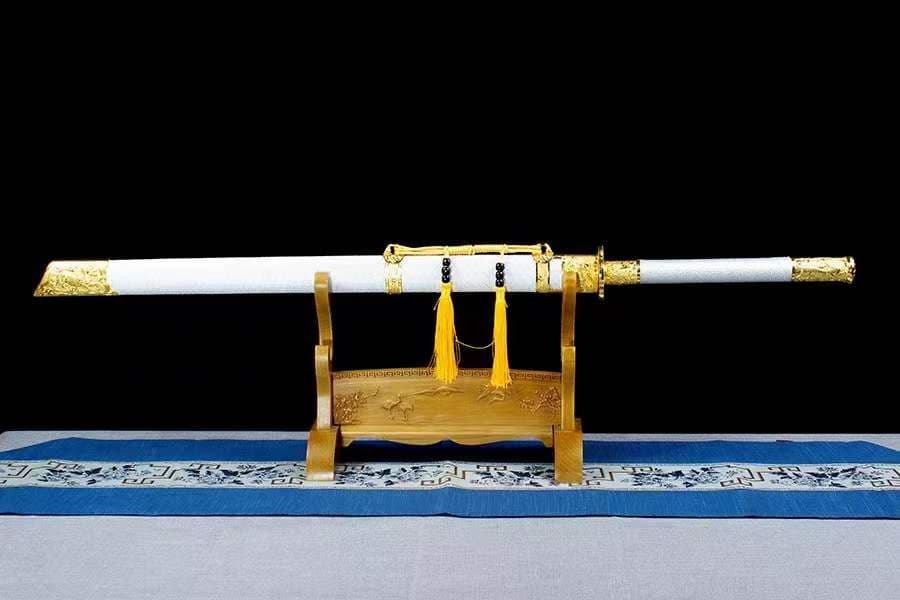 金バット麟龍-直刀 古兵器 武具　刀装具　日本刀　模造刀 居合刀