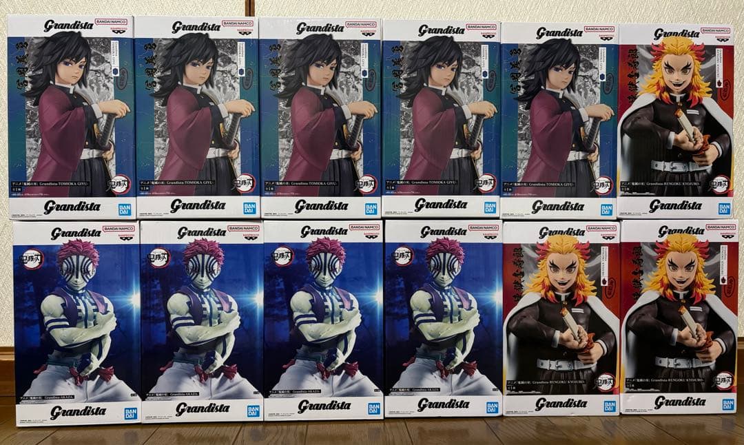 鬼滅の刃 冨岡義勇 猗窩座 煉獄杏寿郎 12個 まとめ売り