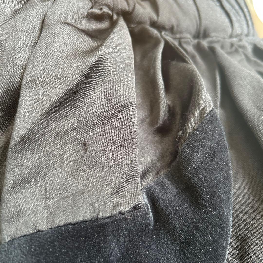 コムデギャルソン　ブラック サルエルパンツ パッチワーク