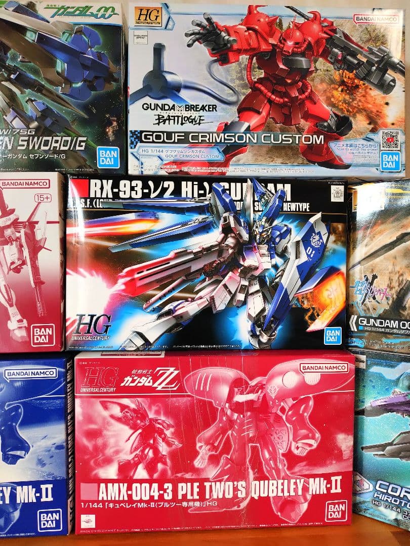 ガンプラセット 未開封未組み立て品　9体セットまとめ売り!