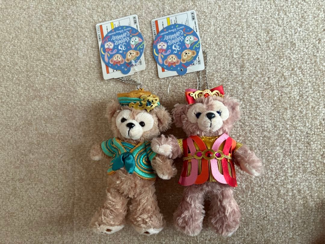 ダッフィー&シェリーメイぬいぐるみバッチ【12個セット】