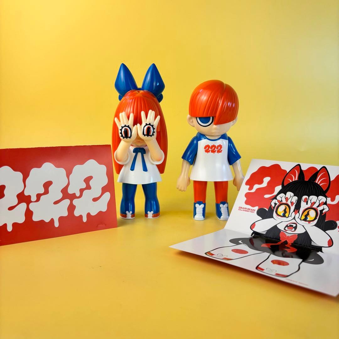 GRAPE BRAIN のりくん&にぎるちゃんセット222 ver. サイン入り