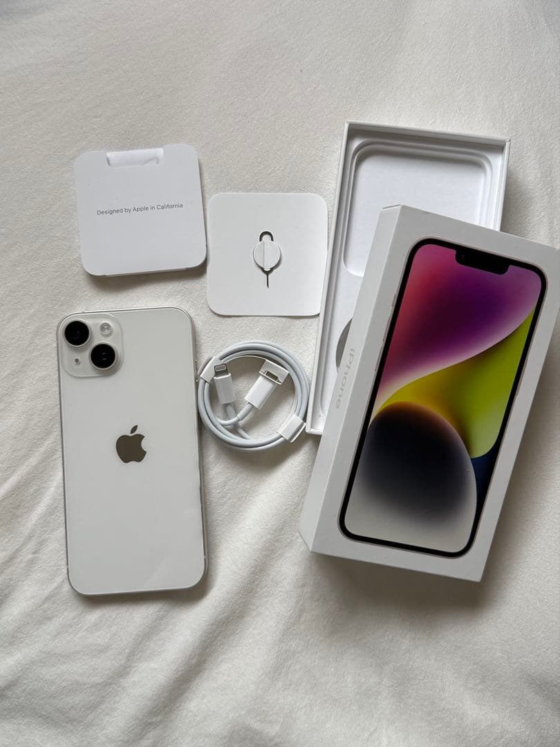 「ゆん」Apple iPhone 14 ホワイト 本体