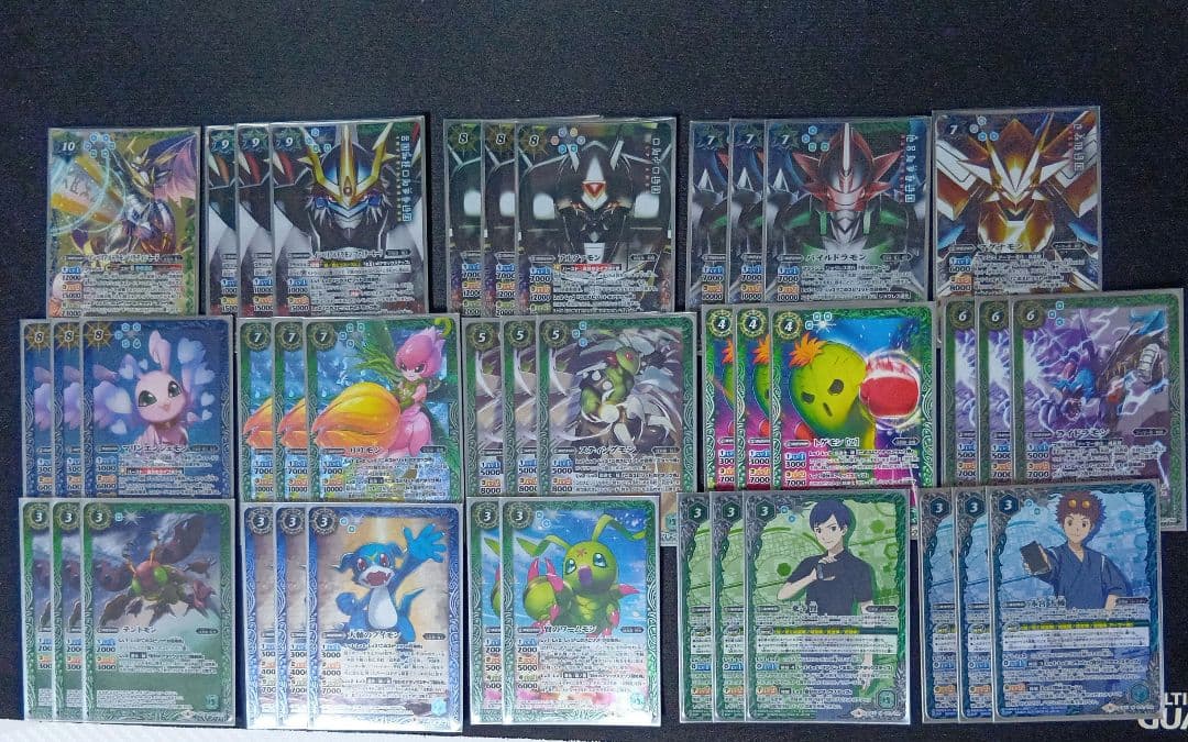 バトルスピリッツ　青緑デジモン　デッキ　高レート　フルレート