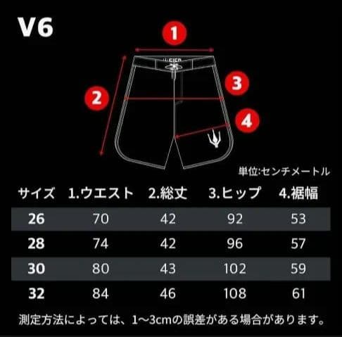 FIED ファイド　サーフパンツ　水着 サイズMホワイト ストライプ　フィジーク