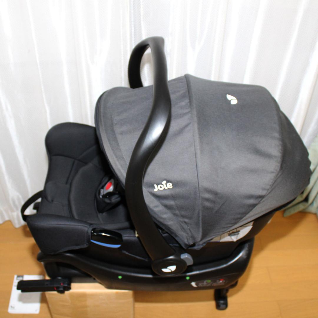 美品 Joie ベビーシート アイ・スナグ＋アイ・ベースのセット◆新生児～