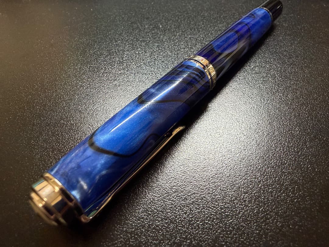 [ジャンク品] ペリカン スーべレーン M805 ブルーデューン 万年筆 限定色