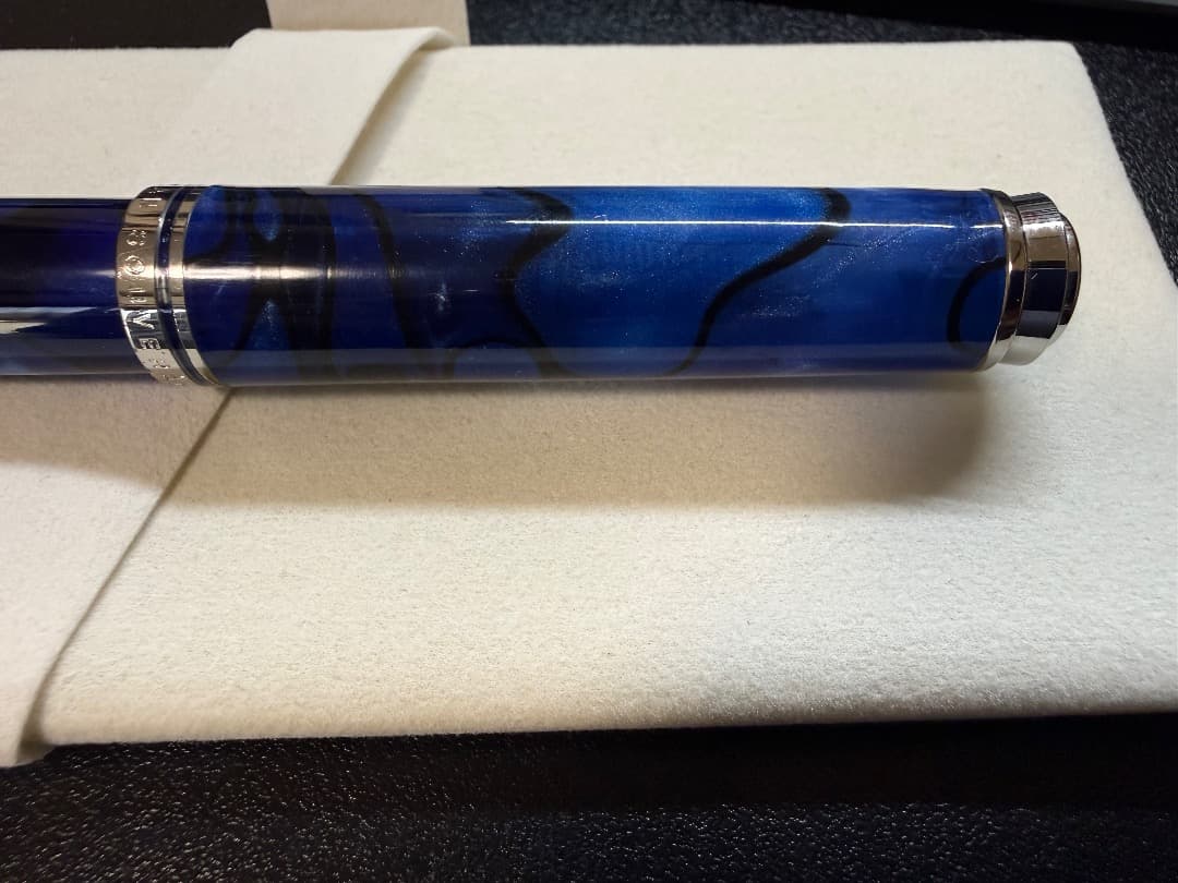 [ジャンク品] ペリカン スーべレーン M805 ブルーデューン 万年筆 限定色