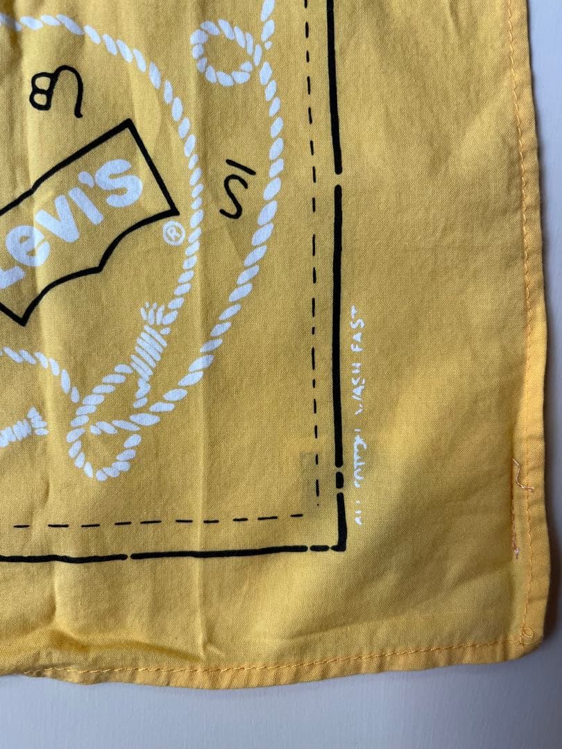 【イエロー様】専用 レア LVC イタリア製 ウエスタン　バンダナ サドルマン