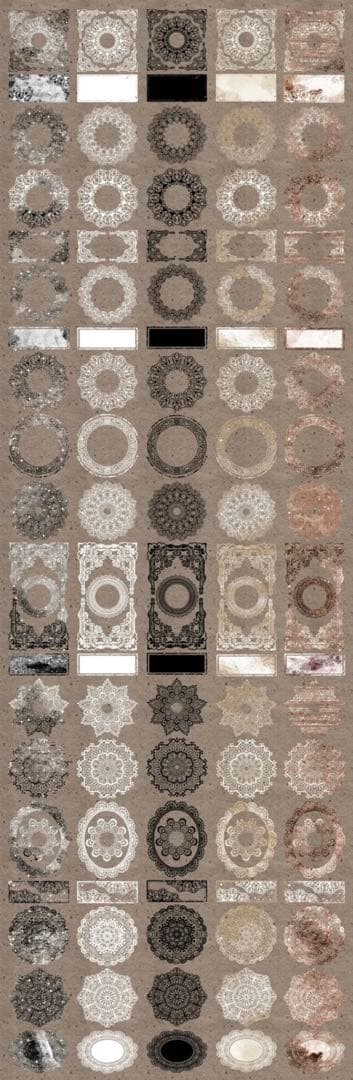 PET 复式蕾丝框 6cm×5m 海外マスキングテープ　海外マステ　レース