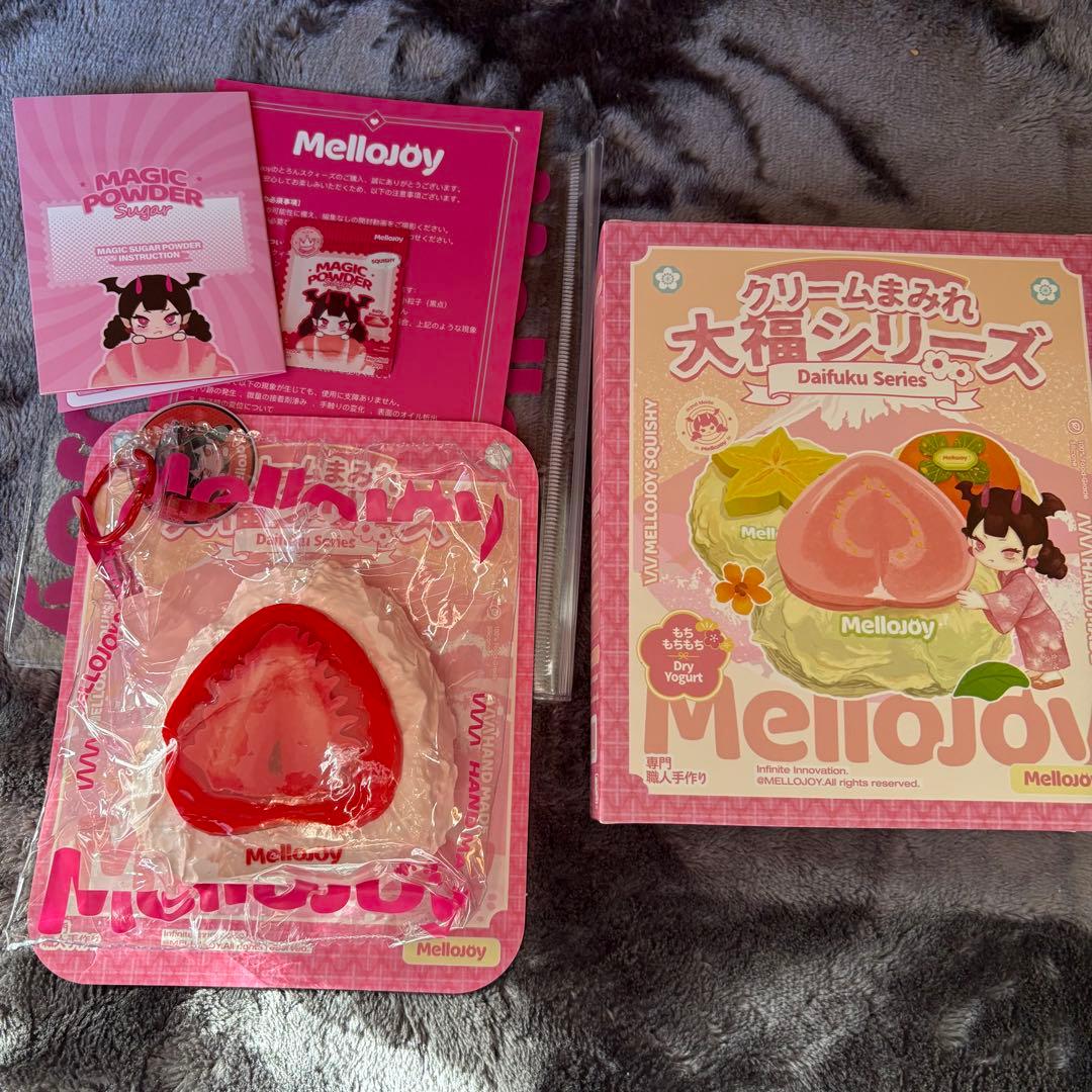 MELLOJOY メロジョイ スクイーズ 大福 いちご ストロベリー
