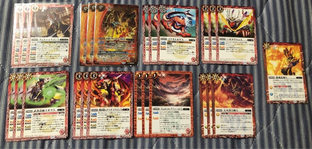 烈火デッキ　クロエ入り　差し替えパーツ付き