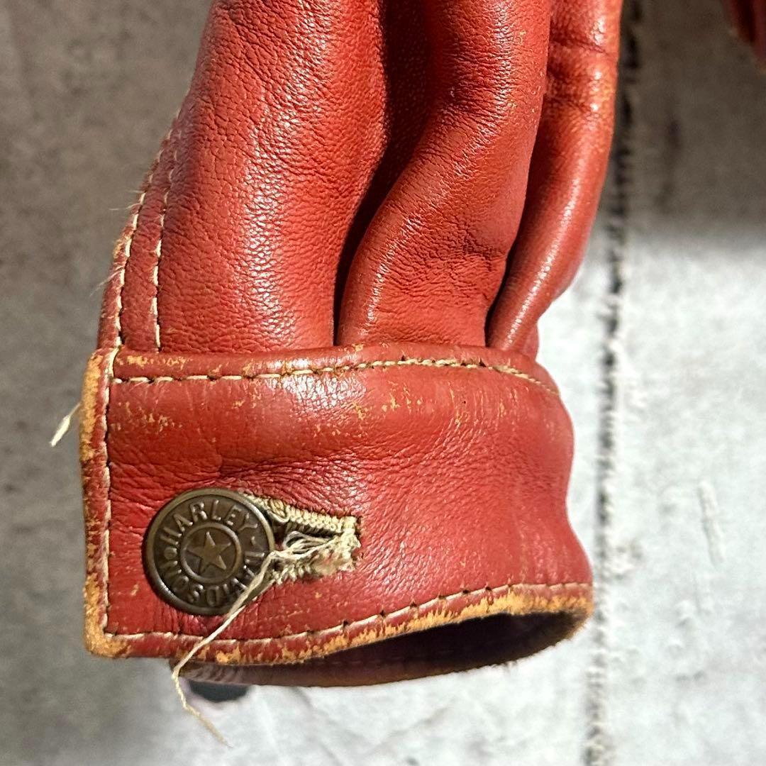 ⭐️90s⭐️HARLEY DAVIDSONライダースジャケット　アメリカ星条旗