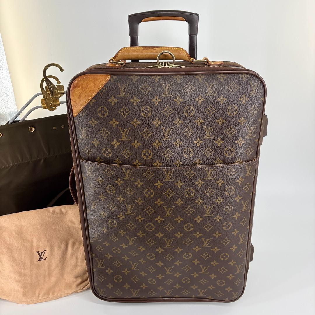 極美品 ルイヴィトン M23294 モノグラム ペガス55 キャリーケース