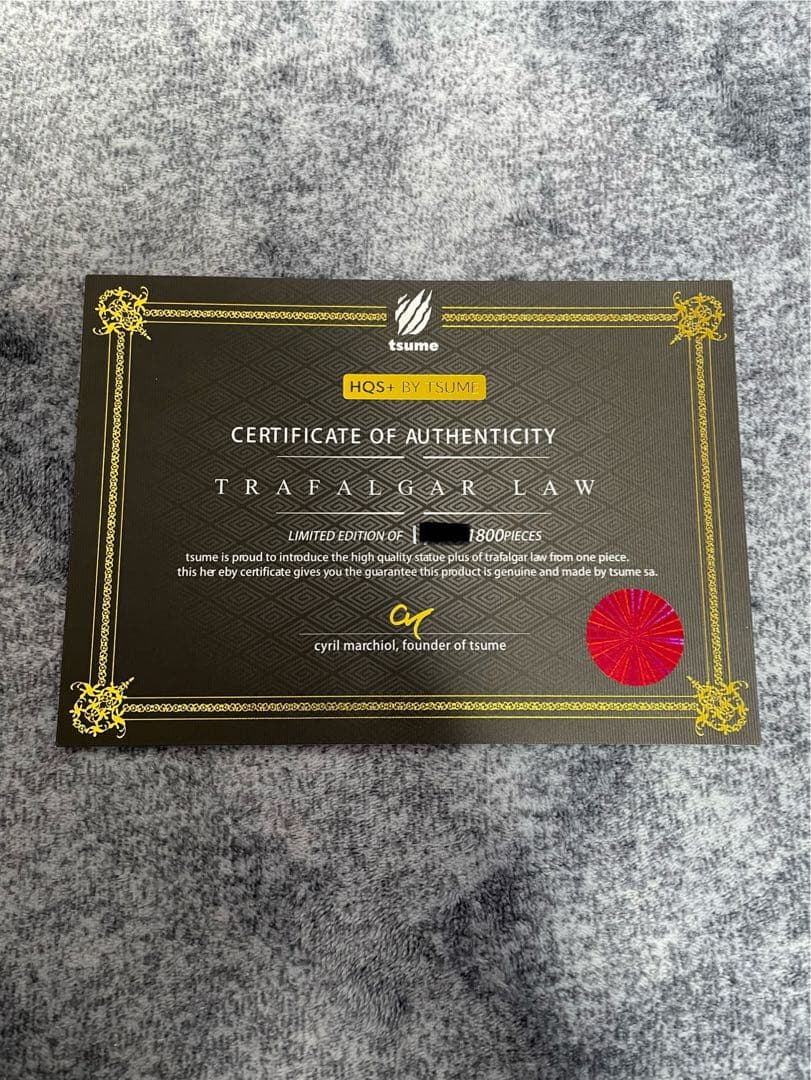 れんくん　ワンピース　TSUME ART トラファルガー・ロー フィギュア