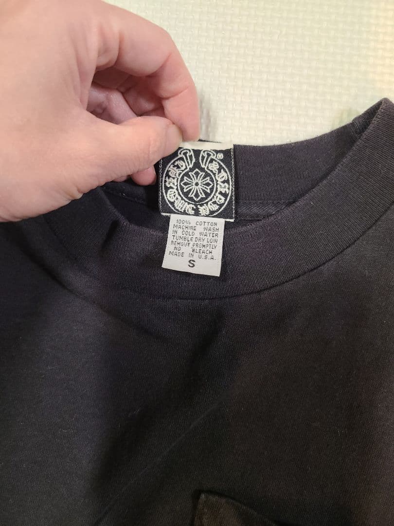 【正規品】CHROME HEARTS ブラック TシャツサイズS