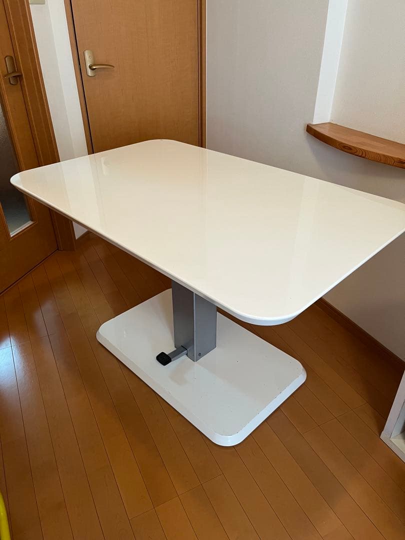 YOU　ニトリ　昇降テーブル　ホワイト　インテリア　120×75