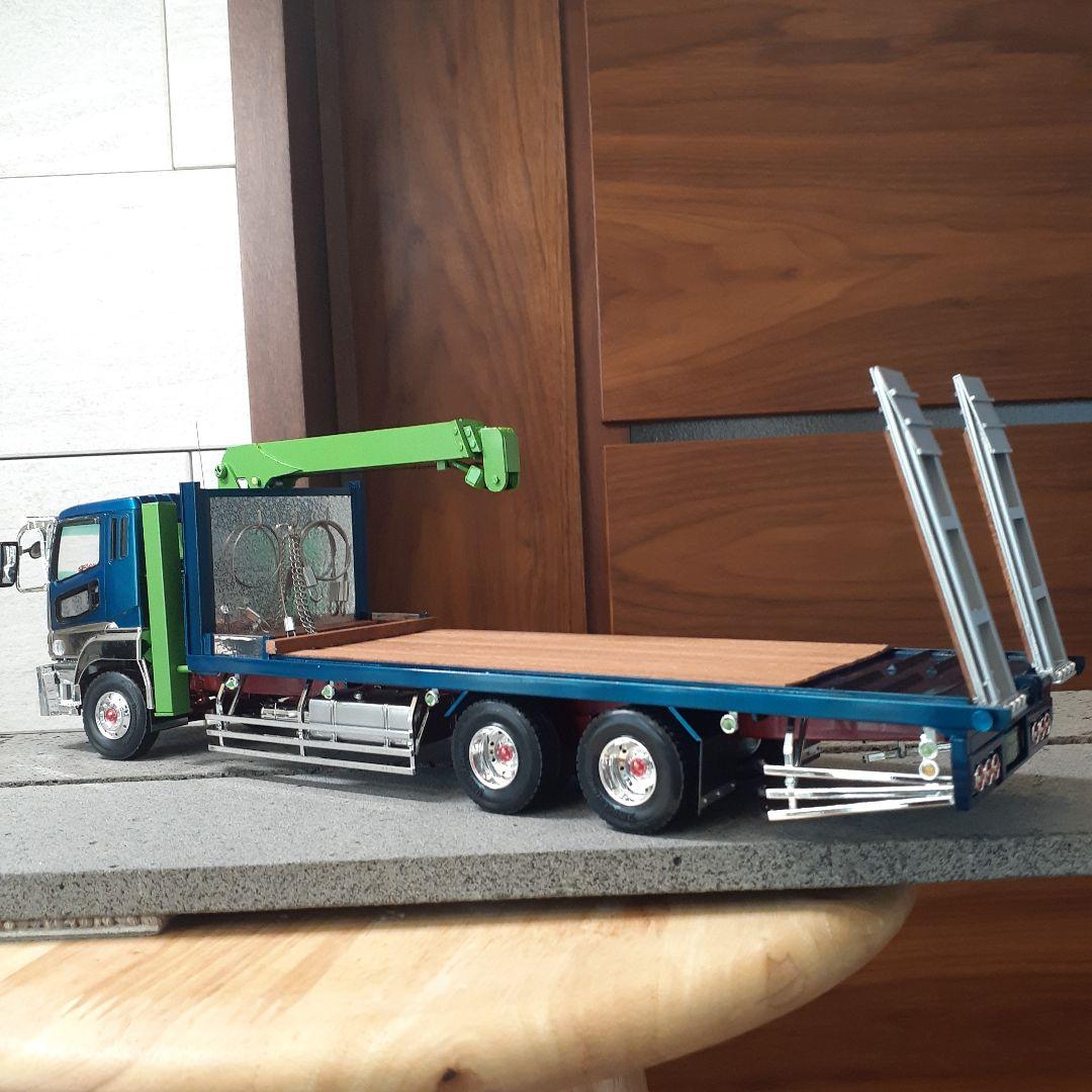 専用　デコトラプラモデル　ユニック付き回送車