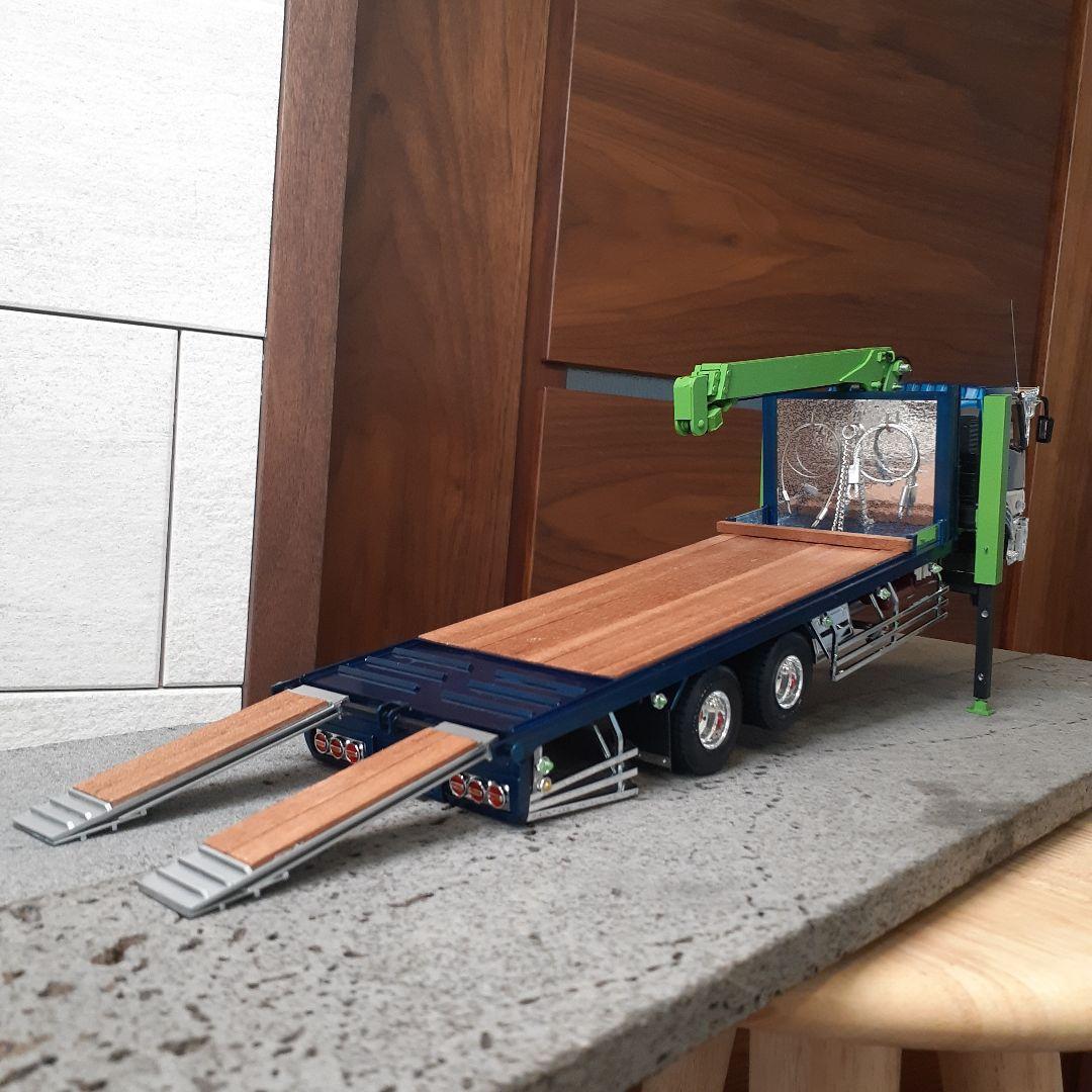 専用　デコトラプラモデル　ユニック付き回送車