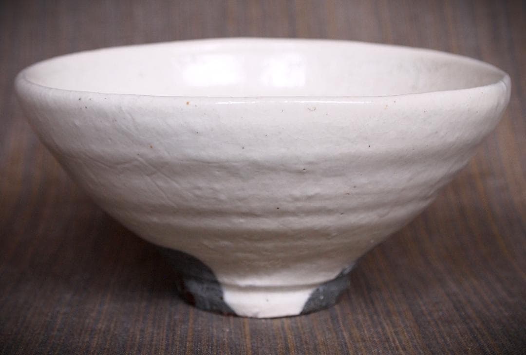 人気作家★高力芳照【師：金重素山、金重有邦】★粉引茶碗★共箱・布