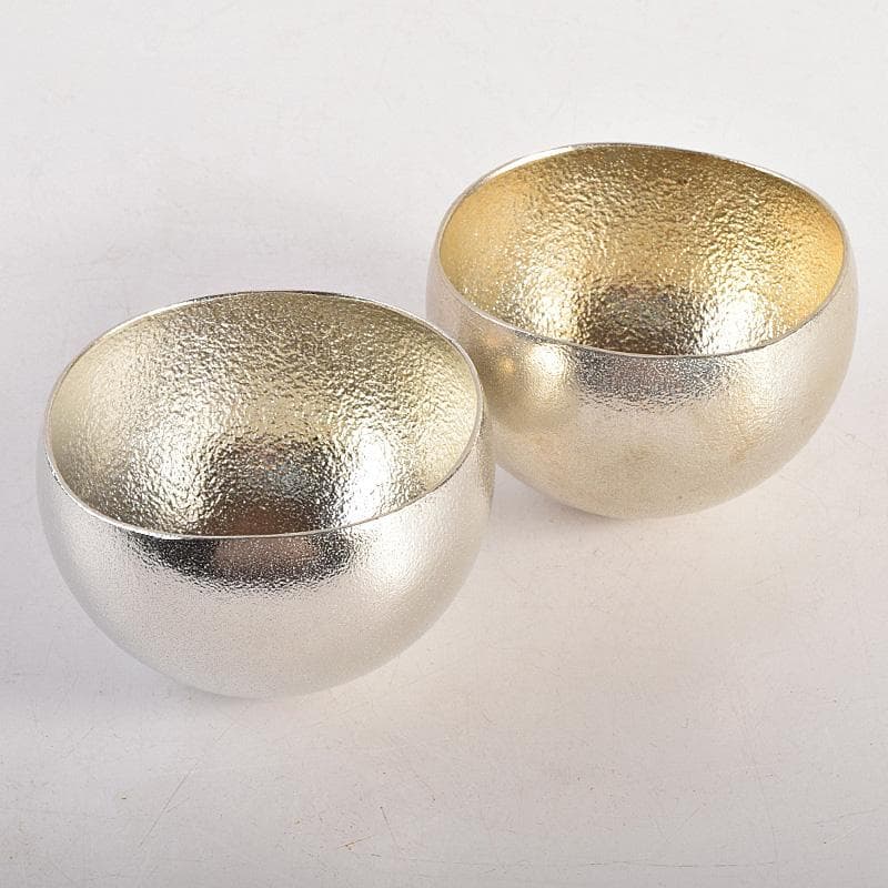 NOUSAKU　錫100％　Kuzushi-Yure　ぐい呑　二客　VR8800