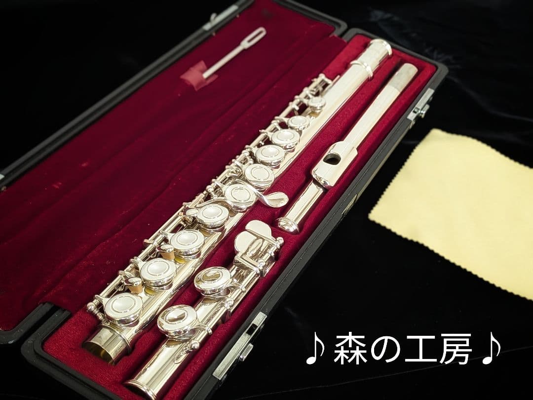 中古フルート専門店‼️部活応援‼️銀メッキヤマハフルート YFL211S Eメカ