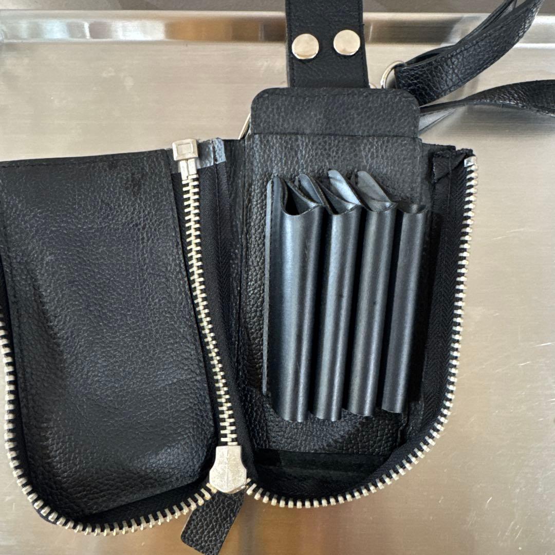 ABBEY × SHINGO KUZUNO シザーケース ブラック