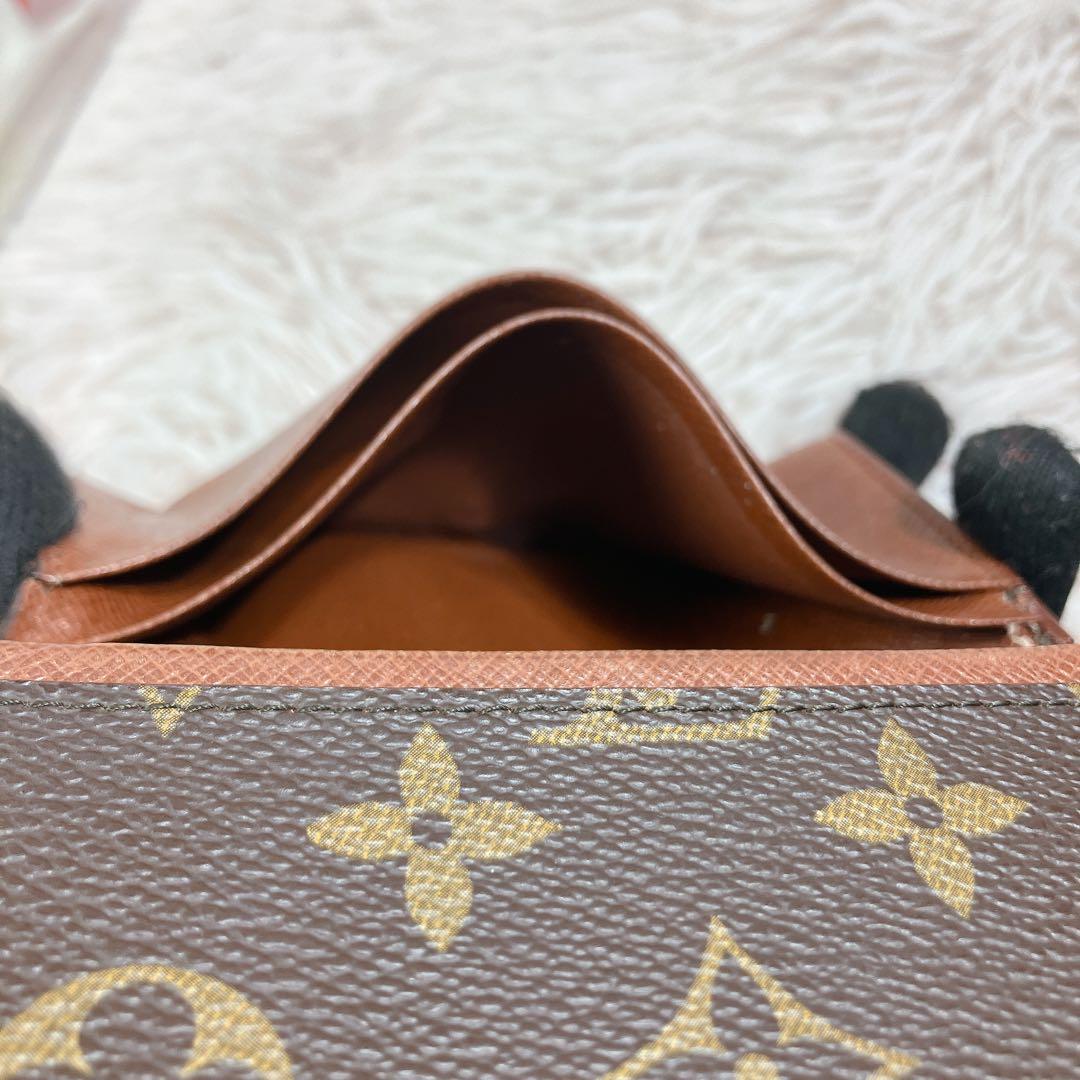 希少 美品 ルイヴィトン モノグラム ポルトフォイユ トレゾール 財布 L字